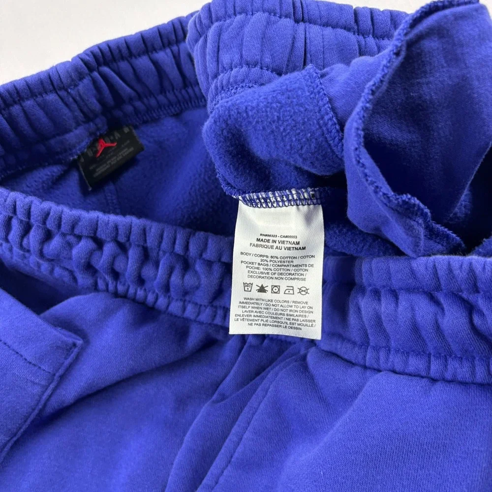 Air Jordan Jogger Sweatpants Mens 2XL Purple Tapered Fleece Casual‎ Lounge